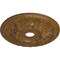 Ekena Millwork Granada Medallion (Canopies up to 7 1/8"), 23 3/8"OD x 3 5/8"ID x 2 1/2"P, Smokey Topaz Crackle CM23GASTC - alternate 3